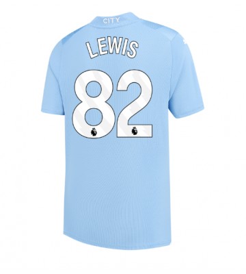 Manchester City Rico Lewis #82 Hemmatröja 2023-24 Kortärmad